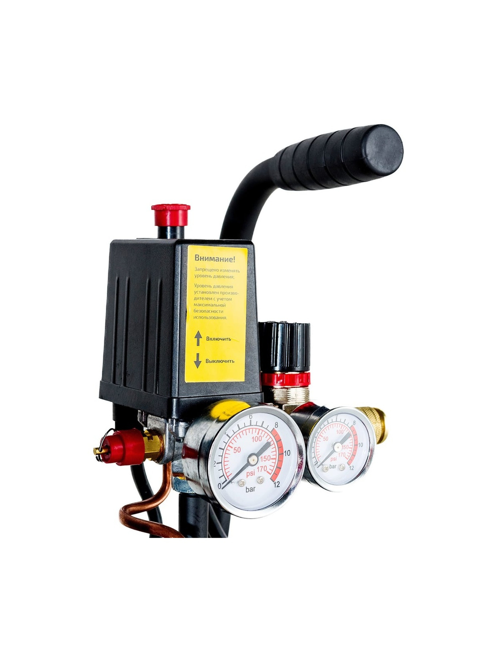 Безмасляный компрессор (24 л; 8 бар; 220 л/мин) Inforce OCX-24L 04-06-32