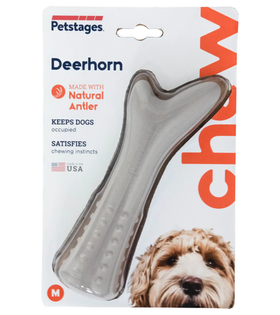 Petstages Игрушка для собак Deerhorn, с оленьими рогами 16см. средняя