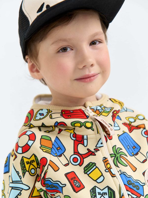 Комбинезон с клапаном и капюшоном 