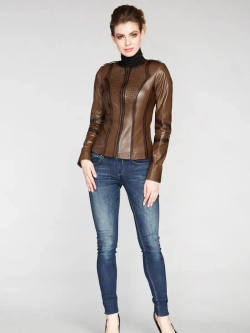 Куртка женская из натуральной кожи