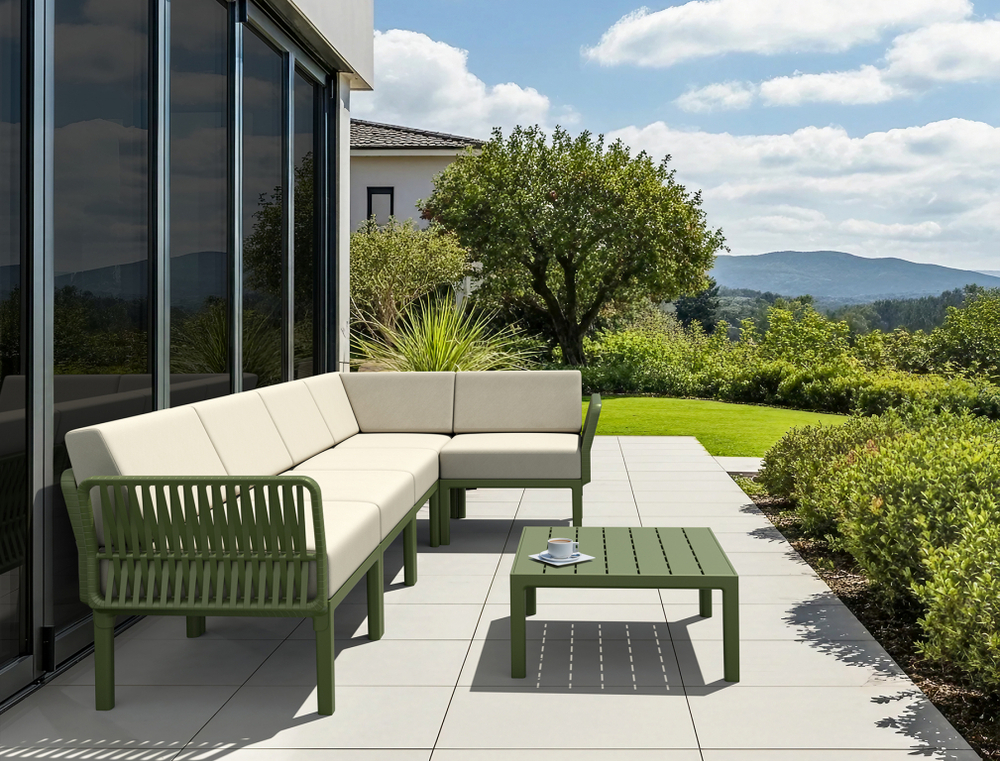 Подушка угловая для спинки дивана Siesta Contract Portofino Lounge, бежевый