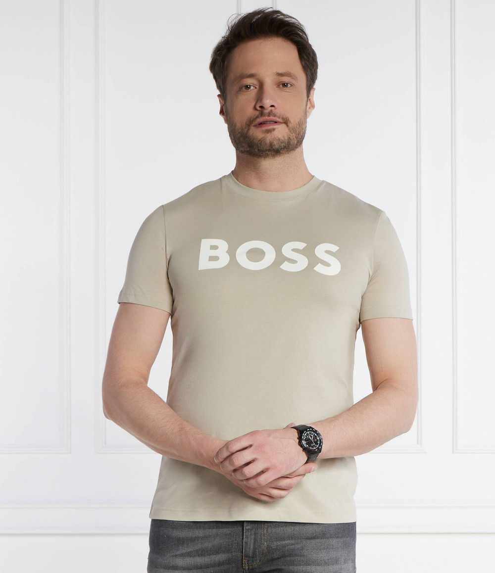 Футболка BOSS ORANGE - бежевый(50481923)