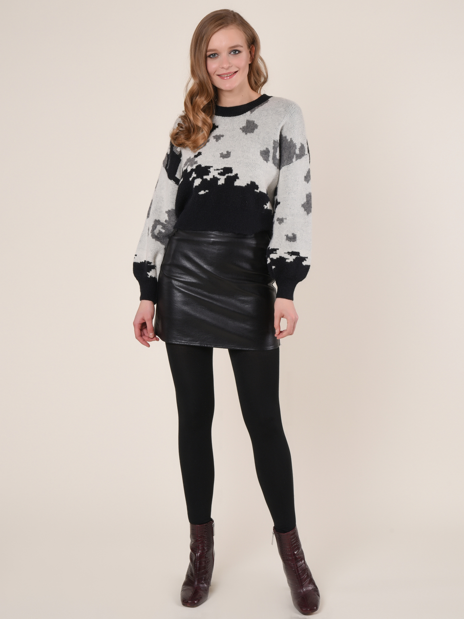 Юбка женская эко кожа