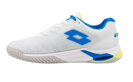 Теннисные кроссовки Lotto Mirage 100 II SPD - all white/dodgers blue/sunny lime