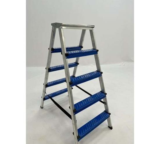 Лестница-стремянка 2-х сторон.алюм 5+5 Color