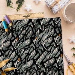 Ткань премиум бифлекс эффектные орнаменты