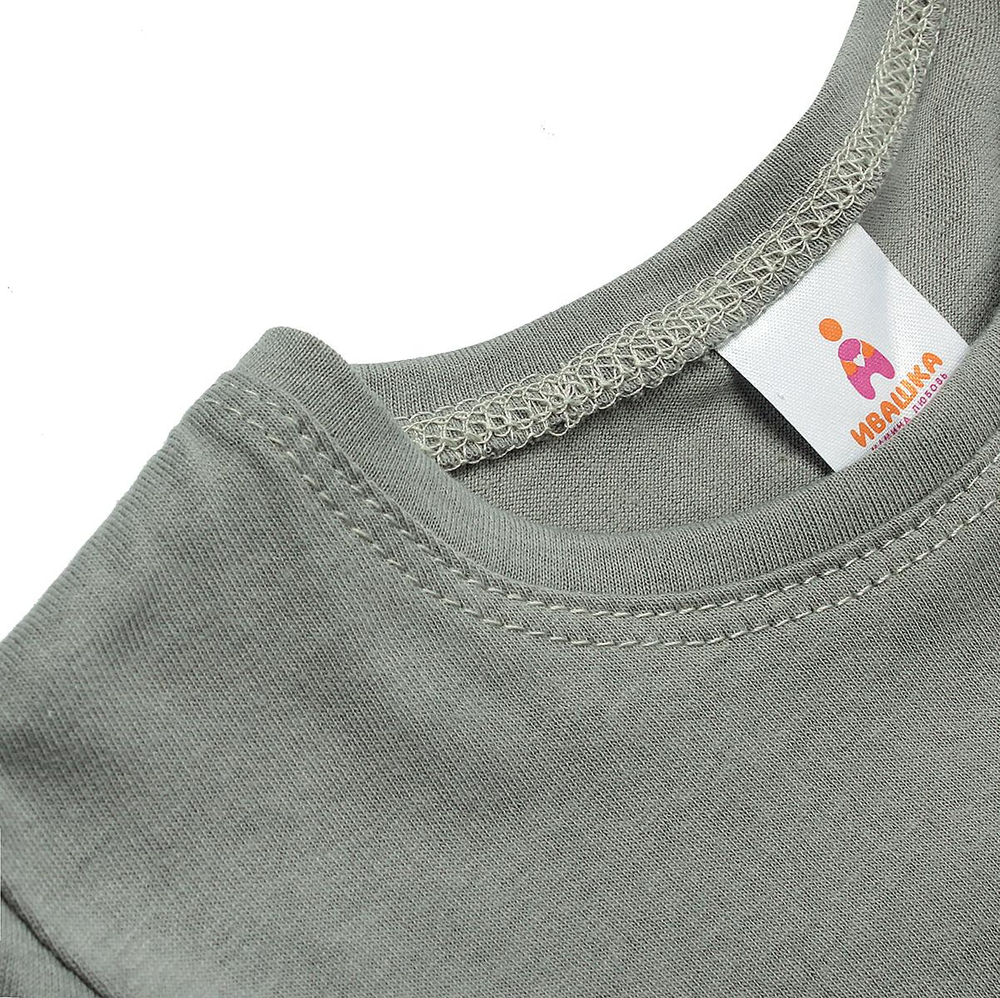 Футболка д/мальчика Ф-178/13 р.122 "Френки-13" серый (Ивашка), 1 шт.