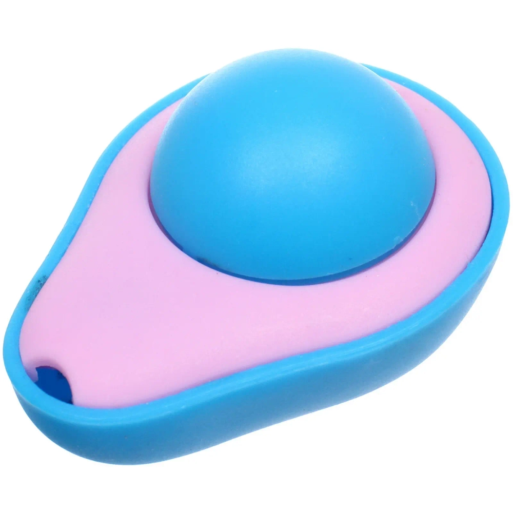 Игрушка для кошек мячик «Счастливый хвост!», цвет фиолетовый/синий, 6*4,6см