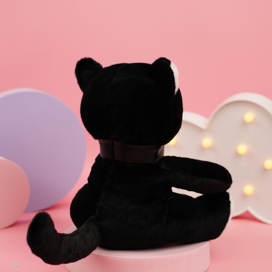 Мягкая игрушка Cat Dark, черный 25 см