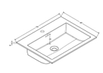 Раковина VCB-13600B из кварца, цвет черный, , шт