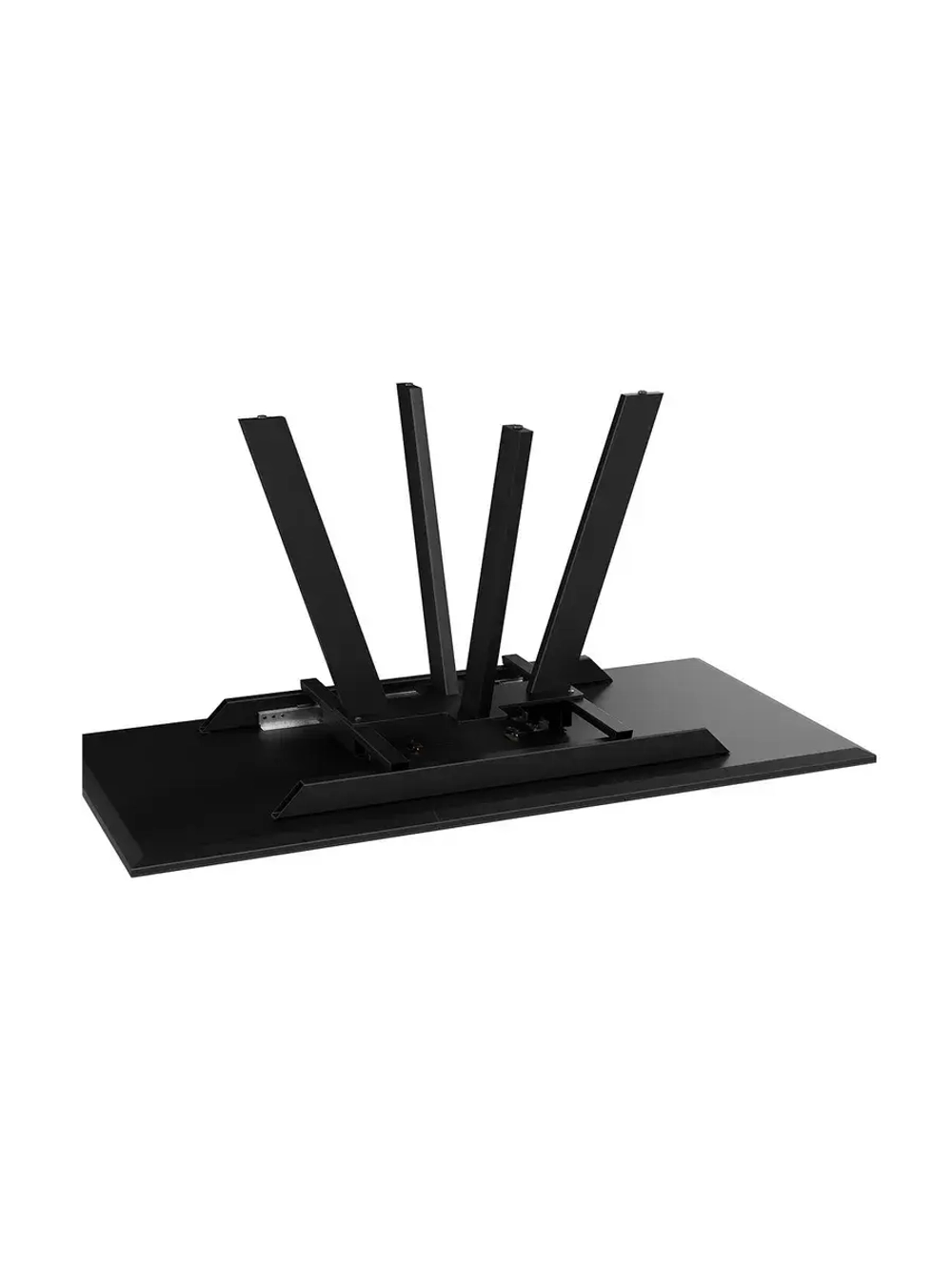 Стол кухонный Черный муар мрамор 120(160)х80х76 см