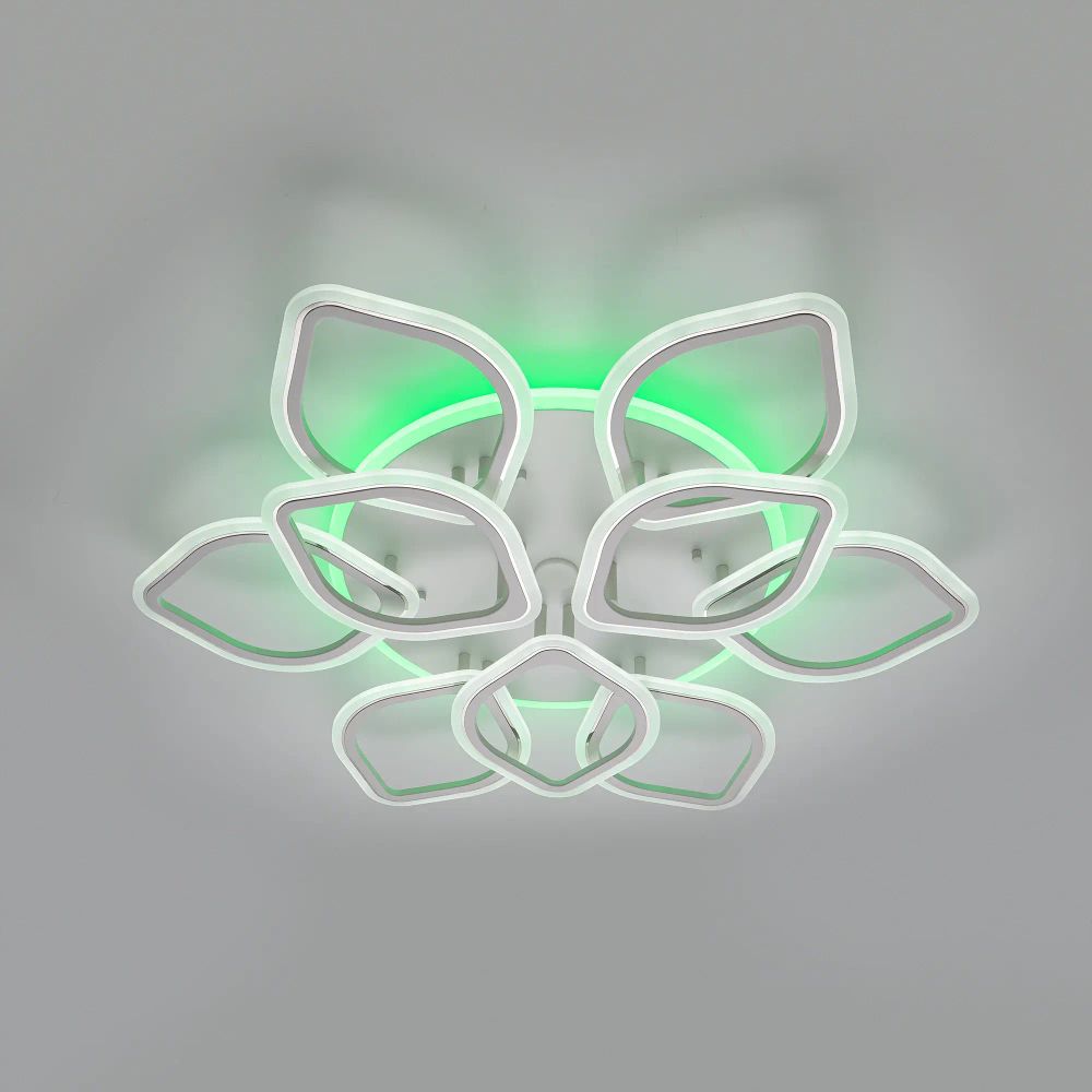 Citilux Ромби Смарт CL236A190E RGB Умная люстра Белая