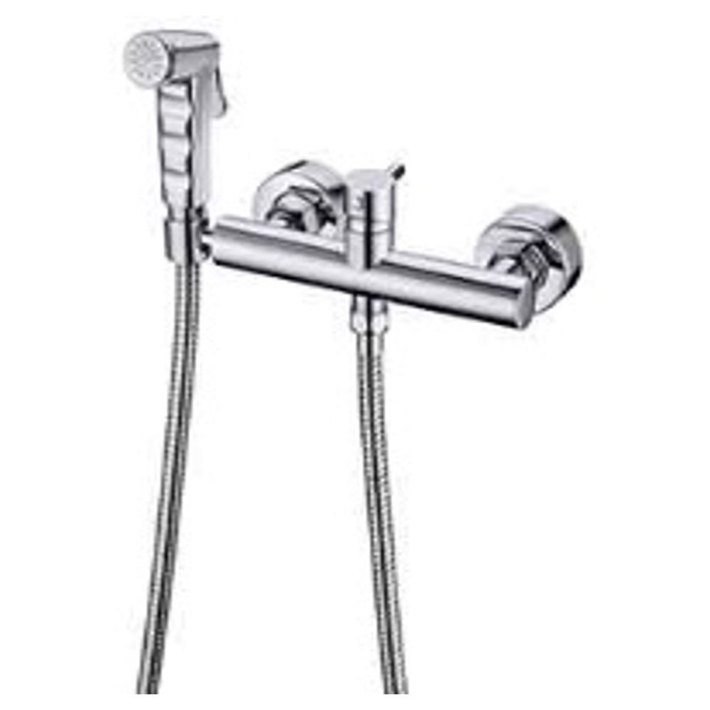 Смеситель с гигиеническим душем Bravat, хром (D9140CP-RUS)