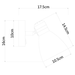 Спот Arte Lamp A5049AP-1GY