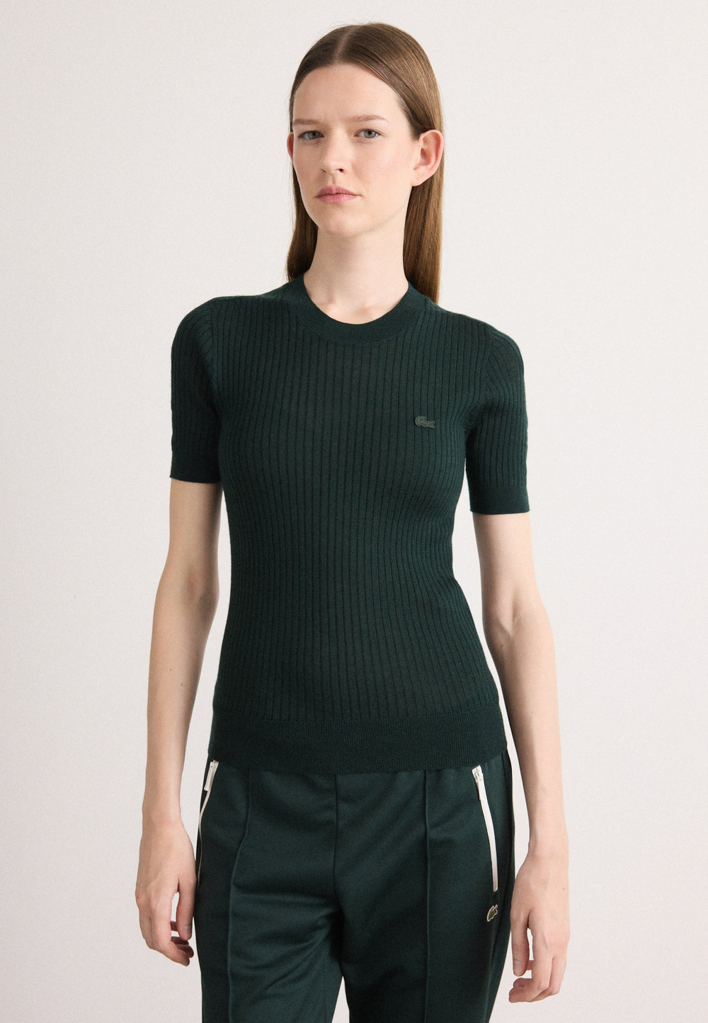 Lacoste Базовая футболка - Зелёный (LA221I07A-M11)
