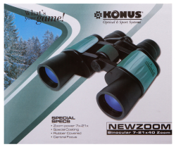 Бинокль Konus NewZoom 7–21x40