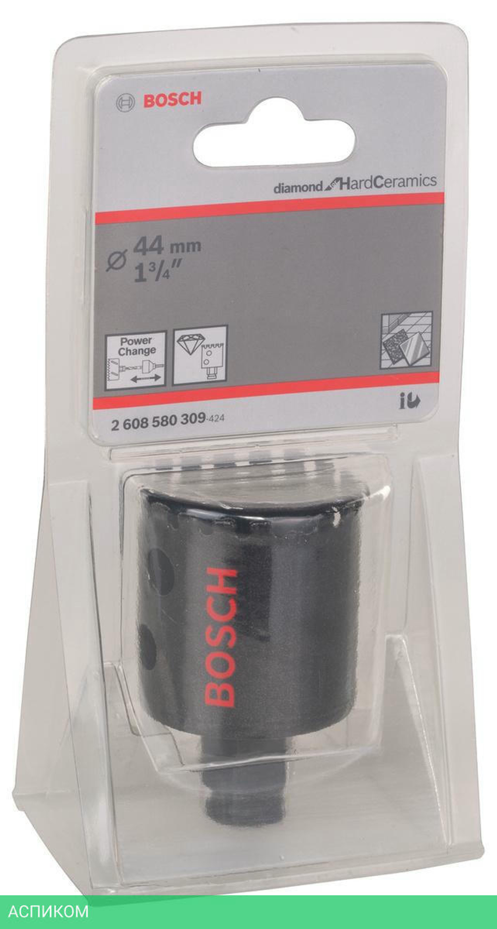 Алмазная коронка Bosch Diamond for Hard Ceramics 44 мм 2.608.580.309