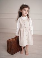 Сарафан  вельвет  + лонгслив (лапша)