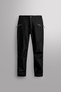ZARA НЕПРОМОКАЕМЫЕ БРЮКИ SHELL ИЗ ВЫСОКОТЕХНОЛОГИЧНОЙ ТКАНИ, ЧЕРНЫЙ
