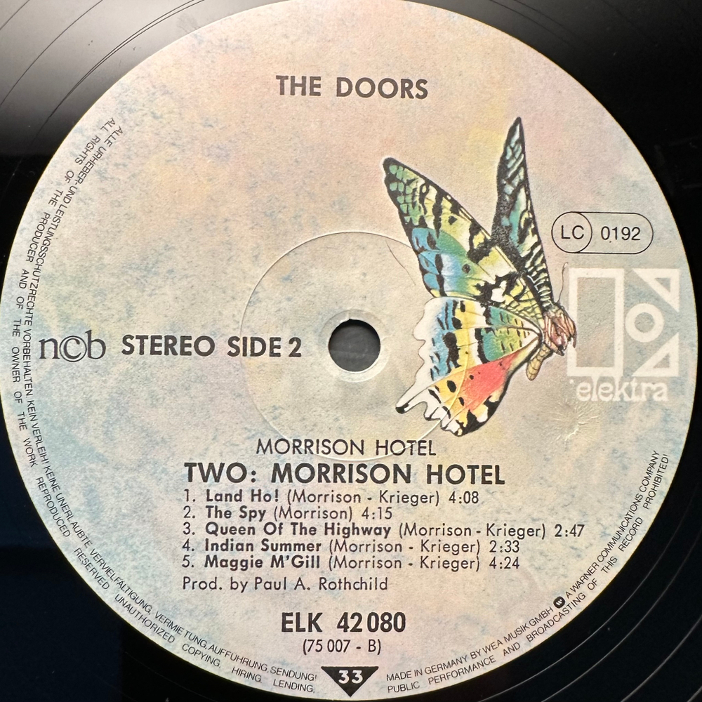 The Doors - Morrison Hotel (Скандинавия)
