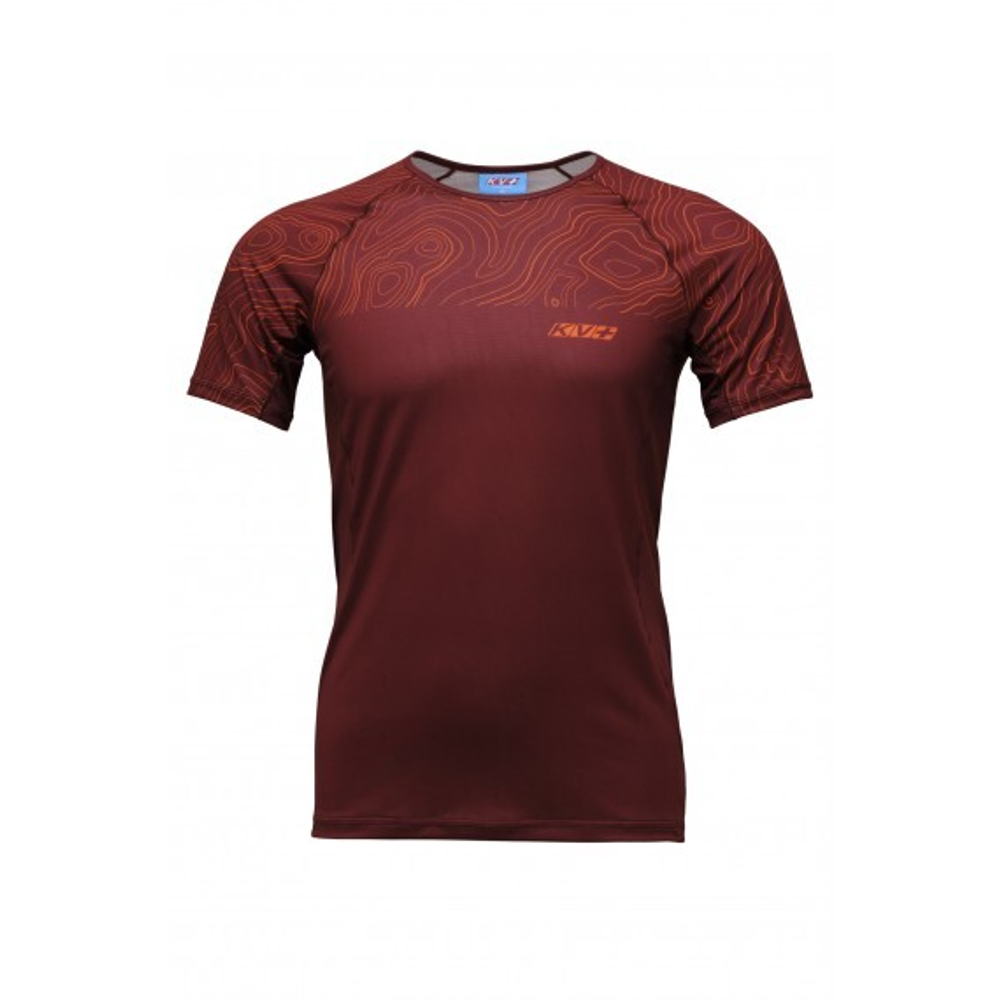 Футболка KV+ SPRINT WAVE bordeaux, мужская, 24S01.6