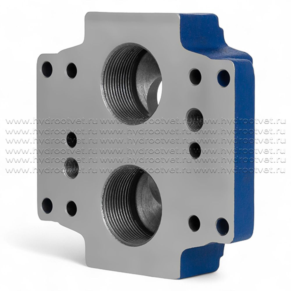 G415/01 - Стальная плита для монтажа клапанов типоразмера Ду32, стандарт ISO 5781 (DR30)