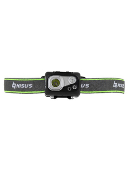 Фонарь налобный NISUS водонепроницаемый 300LM, IPX7, USB