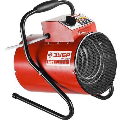 Тепловая пушка электрическая Зубр ЗТП-М1-5000 - [4,5 кВт / 220В]