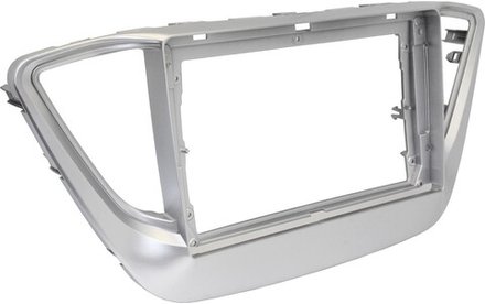 Магнитола для Hyundai Solaris 2 2017-2022, Solaris HS 2024+ (рамка серебро) - Teyes LUX ONE 360 монитор 12.3" 2K QLED на Android 10, 6Гб+128Гб, CarPlay, 4G SIM-слот, 4 камеры в комплекте