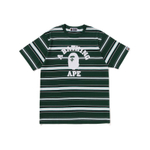 A Bathing Ape Bathing Ape Striped Футболка зеленый