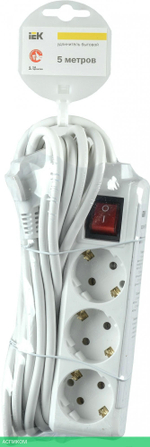 Удлинитель IEK У03К (WYP10-16-03-05-ZK-N)