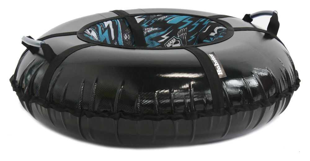 Тюбинг Hubster Ринг Pro черный, молнии синие