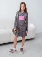 Платье для девочки с длинным рукавом