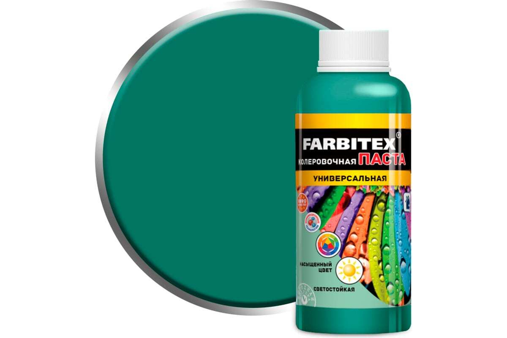 FARBITEX Колер-паста Универсальная фисташковый 0,1л