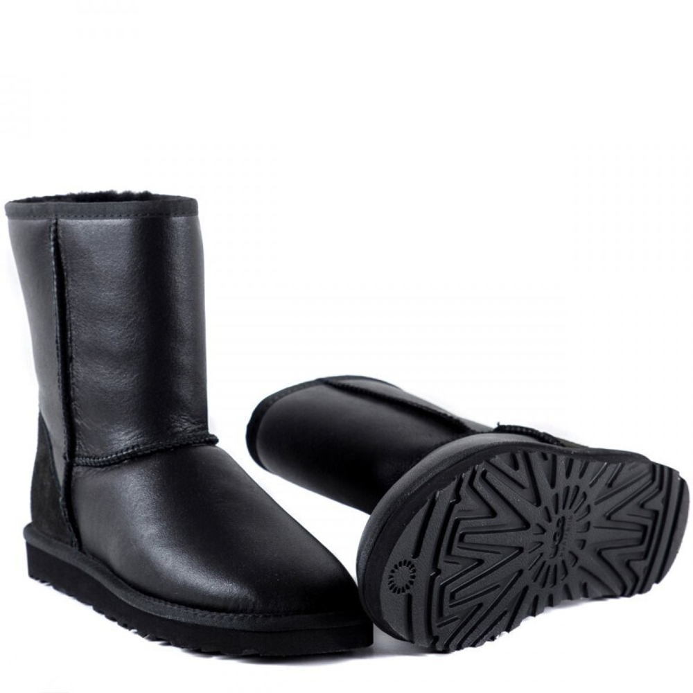 Угги Men's Classic Short Metallic Black