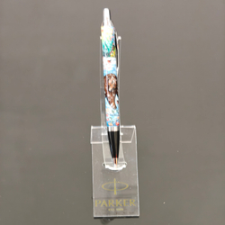 Ручка "Схватка" с ручной росписью Палех в коробке