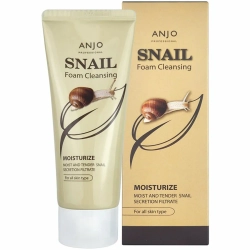Anjo Professional Snail Foam Cleasing Пенка для умывания лица увлажняющая с муцином улитки, 100 мл