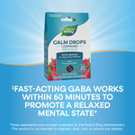 Nature's Way, Леденцы Calm Drops, малина, 24 пастилки