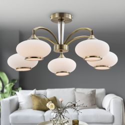 Люстра Rivoli Avarice 2077-305 5 х Е27 60 Вт классика