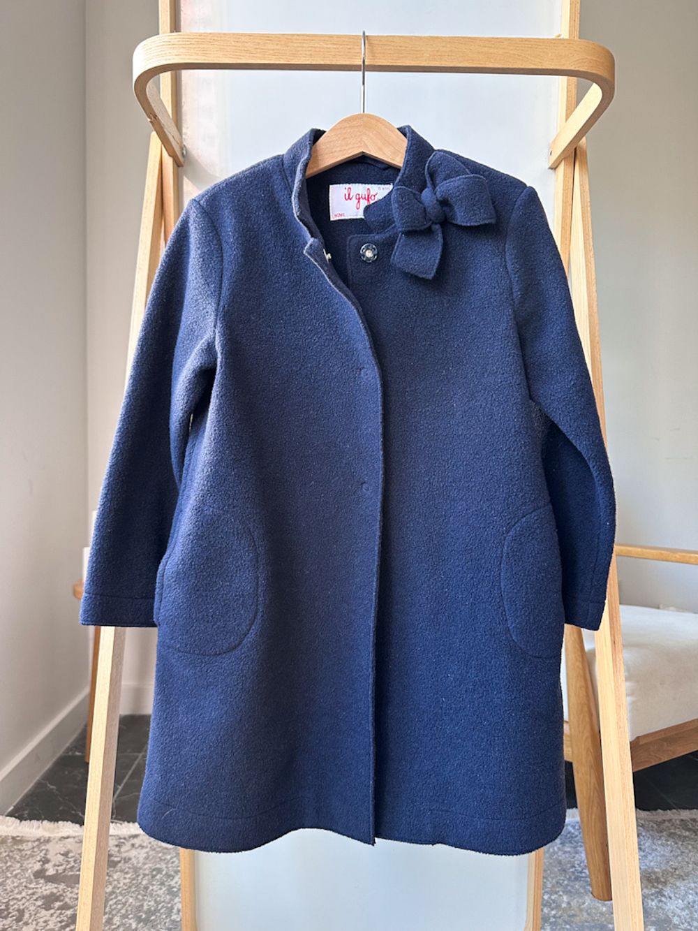 Легкое пальто с шерстью Il Gufo, 116