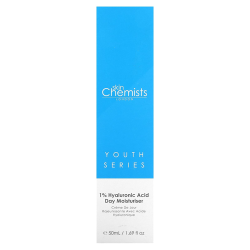skinChemists, Youth Series, дневное увлажняющее средство с 1% гиалуроновой кислотой, 50 мл (1,69 жидк. унц.)