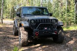 Бампер силовой передний BMS Adventure для Jeep Wrangler JL 2018-2026