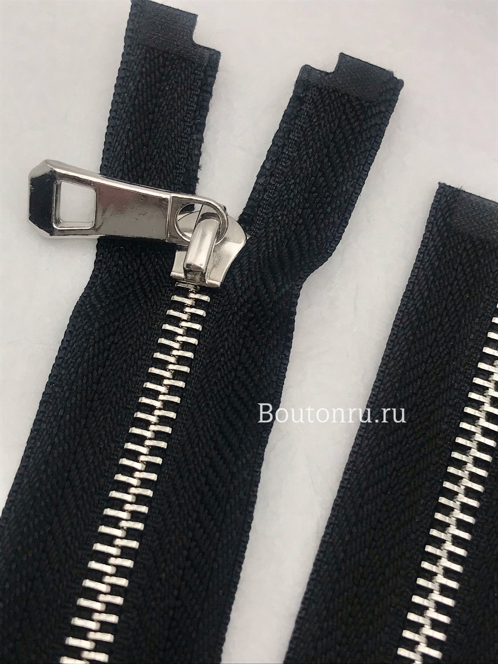 Молния Черная Серебро Разъемная