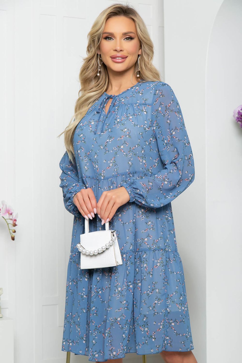 Платье "Парадиз" (синее) П8561 LT Collection