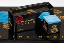 Мел "Tiger High Performance Chalk" (3 шт) синий