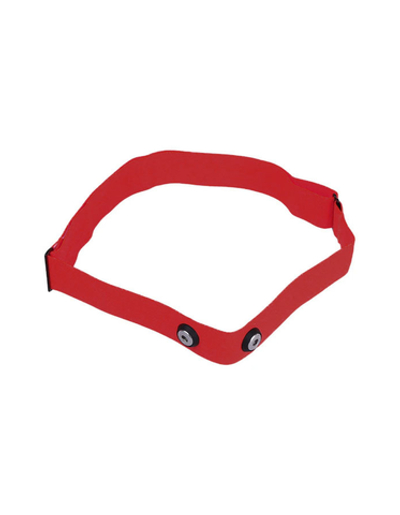 Сменный ремешок с электродами для монитора сердечного ритма, кардиодатчика HRM для Garmin, Polar, Wahoo, 45 мм (Красный)