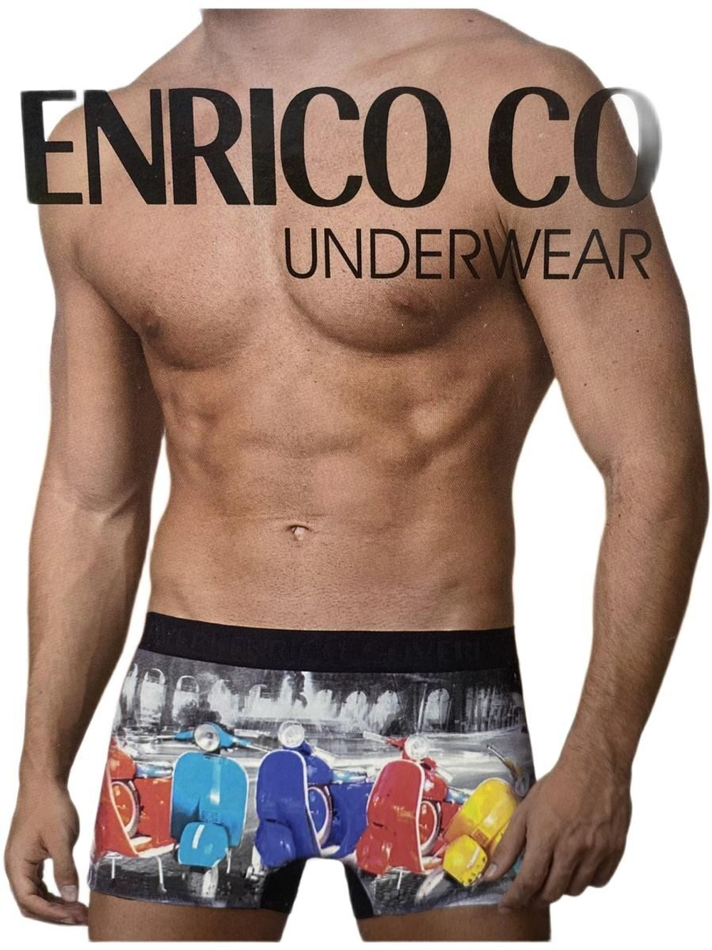 Мужские трусы боксеры XXL/54, хлопок, Enrico Coveri Италия