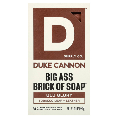 Duke Cannon Supply Co., Big Brick Of Bar Soap®, Old Glory, 283 г (10 унций)