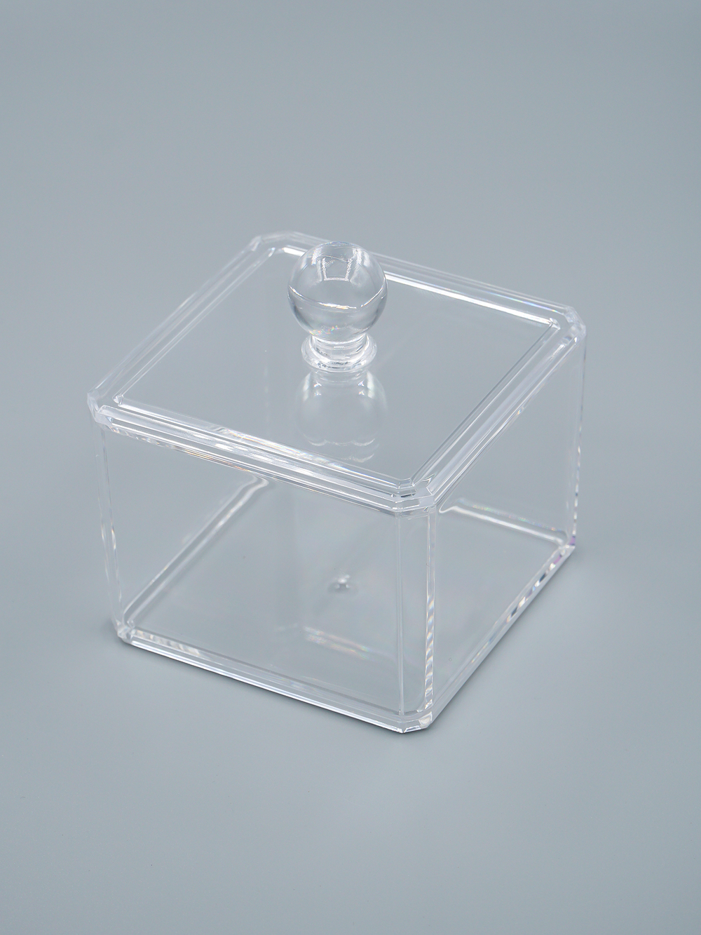 Контейнер для страз ТН-EM01 (квадратный) прозрачный