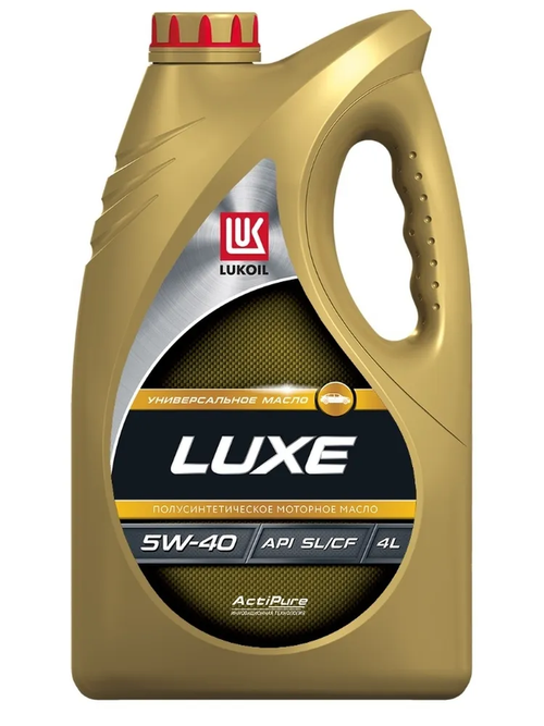 Моторное масло Лукойл Люкс 5W-40, полусинтетическое, 4 л